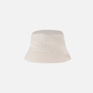 Cappello bucket in spugna di cotone con logo