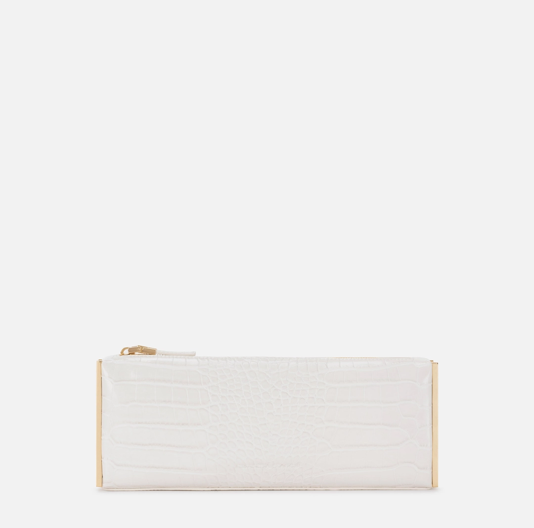 Clutch con stampa cocco