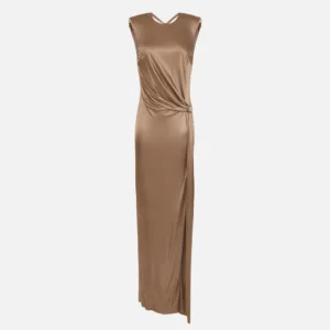 Abito Red Carpet in jersey di viscosa lucida " Spring Summer 2026"