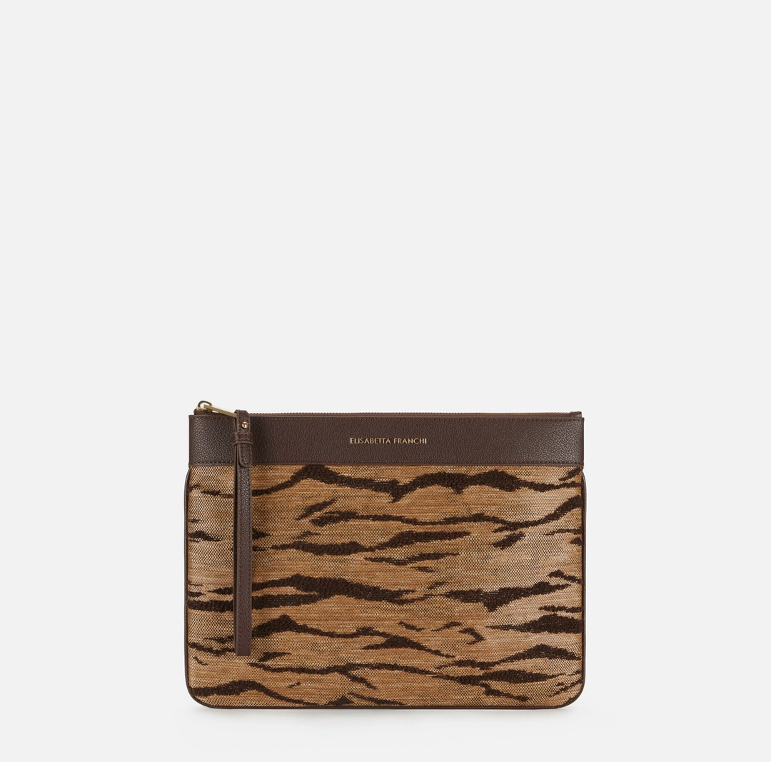 Busta con stampa tigre “Spring Summer 2026”