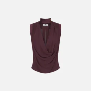 Top in georgette di viscosa " Spring Summer 2026 "