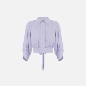 Camicia in georgette con fusciacca " Spring Summer 2026 "