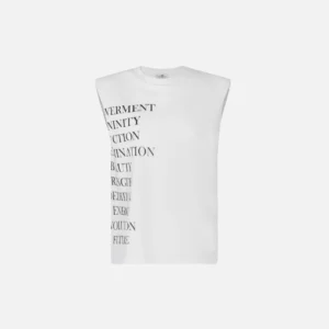 T-shirt in jersey con stampa lettering "Spring Summer 2026"