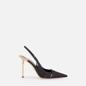 Slingback in satin con tacco scultura "Spring Summer 2026"