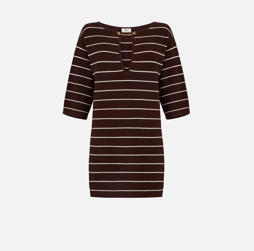 Mini abito in maglia tinta unita “spring Summer 2026”