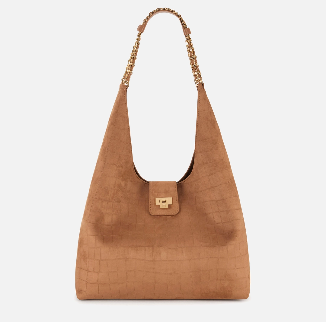 Borsa hobo in suede “Spring Summer 2026”