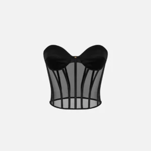 Top bustier in tulle e satin "Spring Summer 2026"